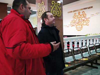 Министр транспорта и дорожного хозяйства Магаданской области посетил станцию Нижний Бестях